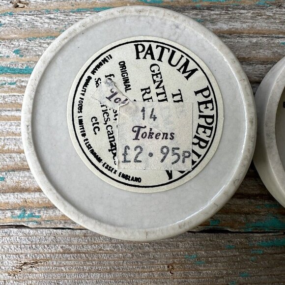 The Gentleman‎ Relish Ceramic Container Patum Peperium Ceramic Trinket Box 2" - Picture 8 of 12